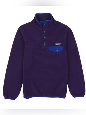 Patagonia Women’s Purple Synchilla Snap-T Fleece Pullover